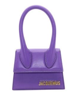 Jacquemus Purple Leather Le Chiquito Mini Bag