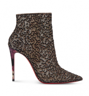 Christian Louboutin Nancy Tulle 100mm Ankle Boot