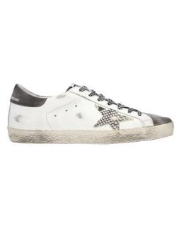 Golden Goose Superstar White Leather Trainers