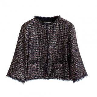 Chanel Paris Bombay Sequinned Lesage Tweed Swing Jacket