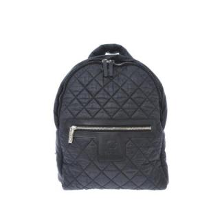 Chanel Navy Cotton Coco Cocoon Backpack