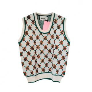 Gucci Garden Rhombus G Sequin Knitted Vest
