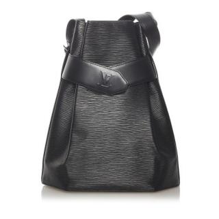 Louis Vuitton Black Epi Leather Sac dEpaule Bucket Bag