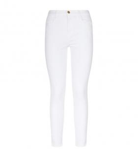Frame Le High Skinny White Denim Jeans