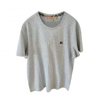 Burberry Grey Cotton Joeforth T-Shirt