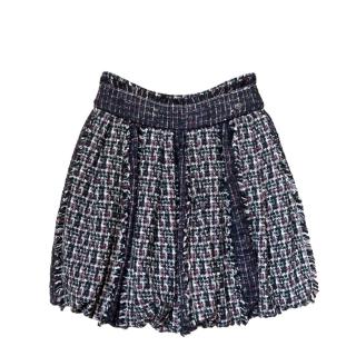 Chanel Paris/Edinburgh Navy Tweed Skirt