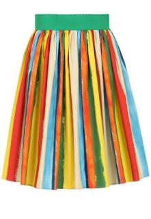 Dolce & Gabbana  striped cotton skirt 