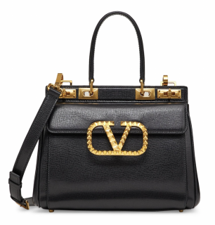 Valentino Garavani Medium Rockstud Alcove Top-Handle Bag 