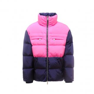 Dsquared2 Pink & Navy Puffer Jacket