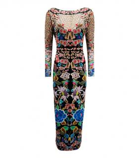 Temperley Floral Embroidered Maxi Dress