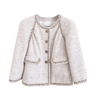 Chanel La Modernite de L'Antiquite Ecru Tweed Jacket