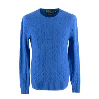 Polo Ralph Lauren Light Blue Cashmere Sweater
