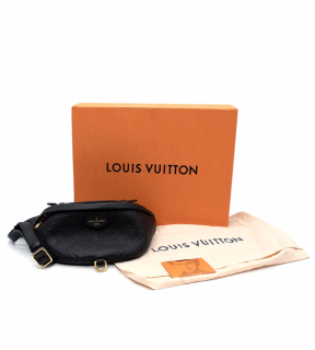Louis Vuitton Black Leather Monogram Empreinte Bum Bag 