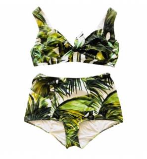 Dolce & Gabbana Banana Leaf Print Bikini
