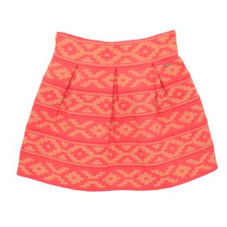 Scotch R'Belle Neon Pink Aztec Skirt