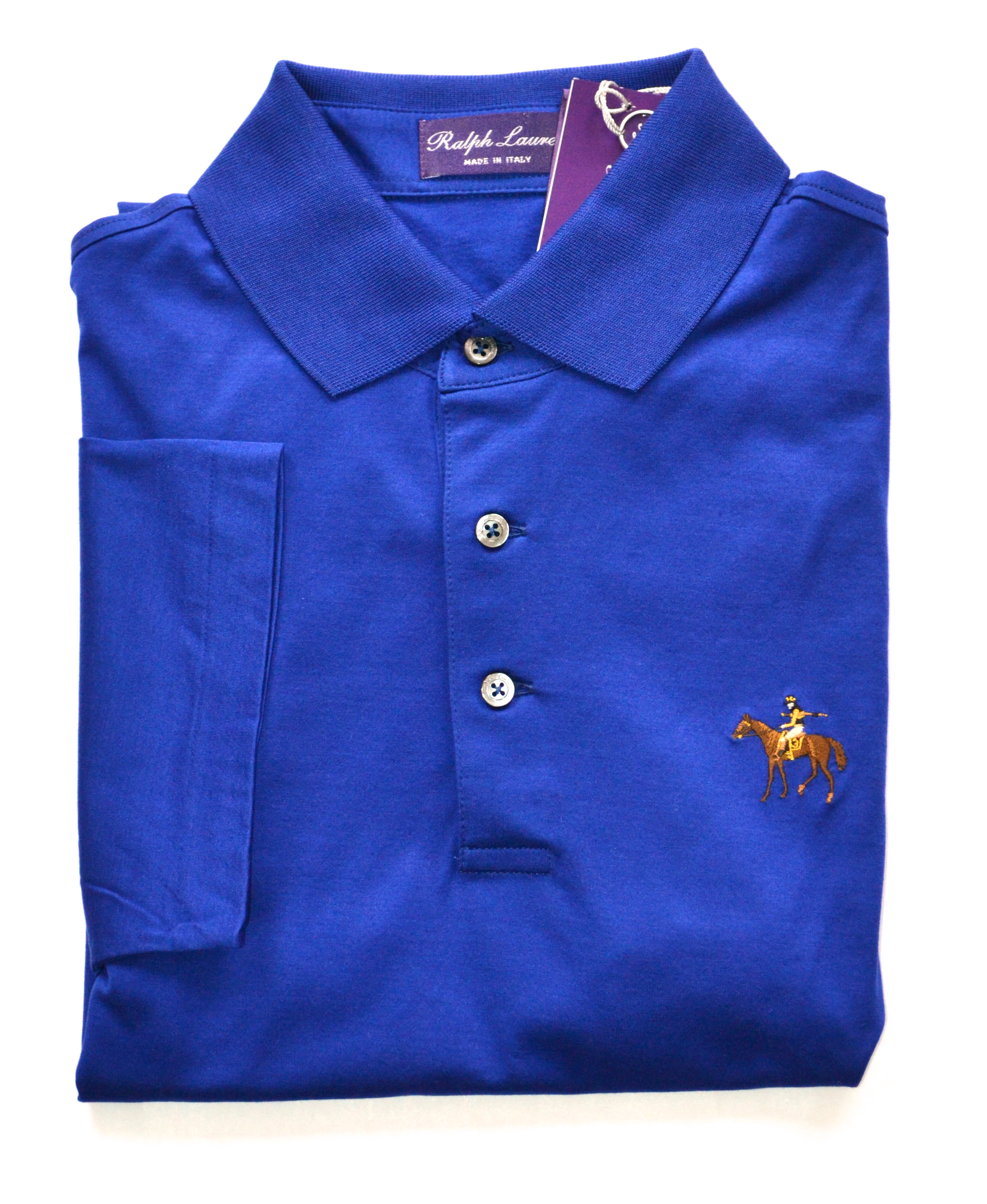 ralph lauren blue italy polo shirt