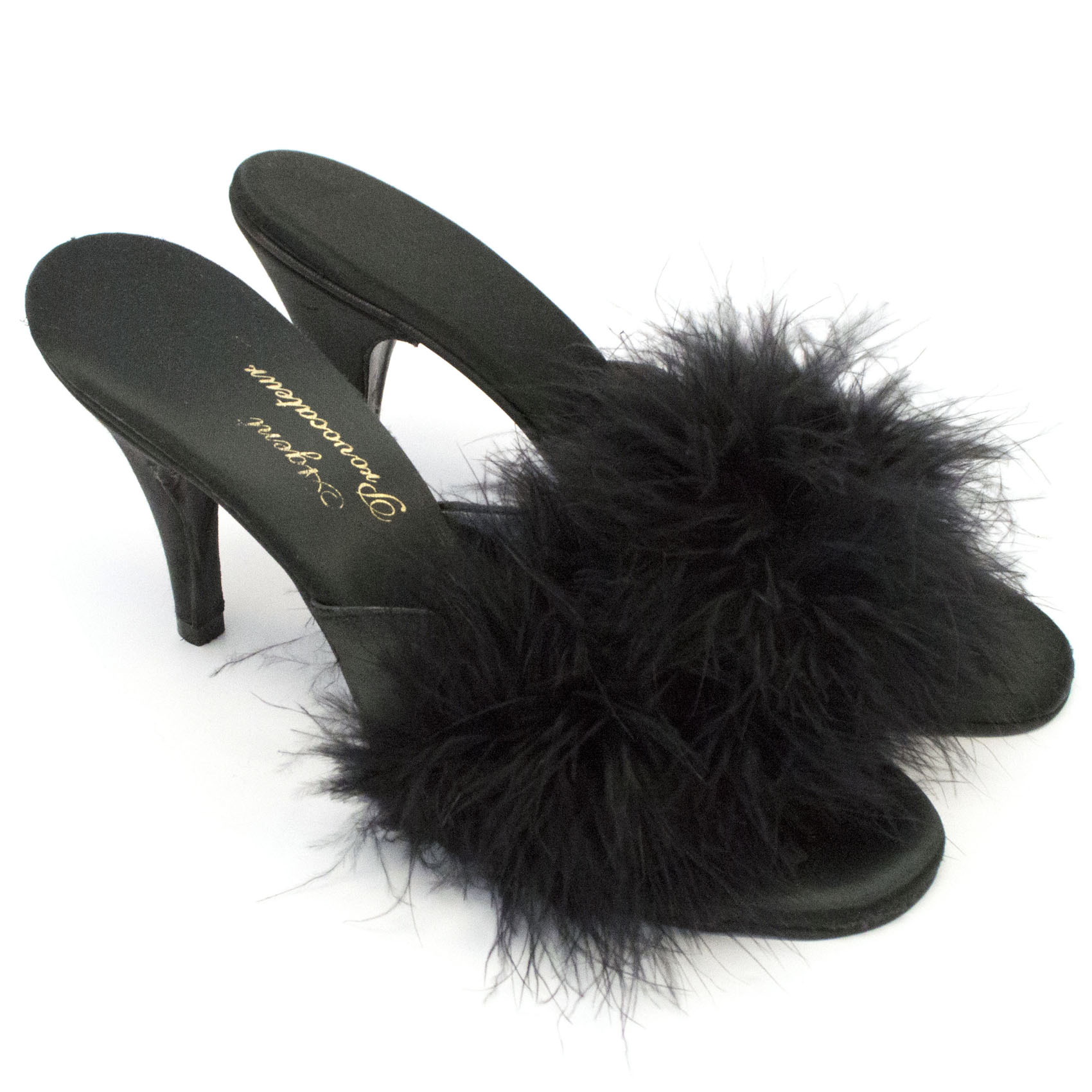 marabou slippers