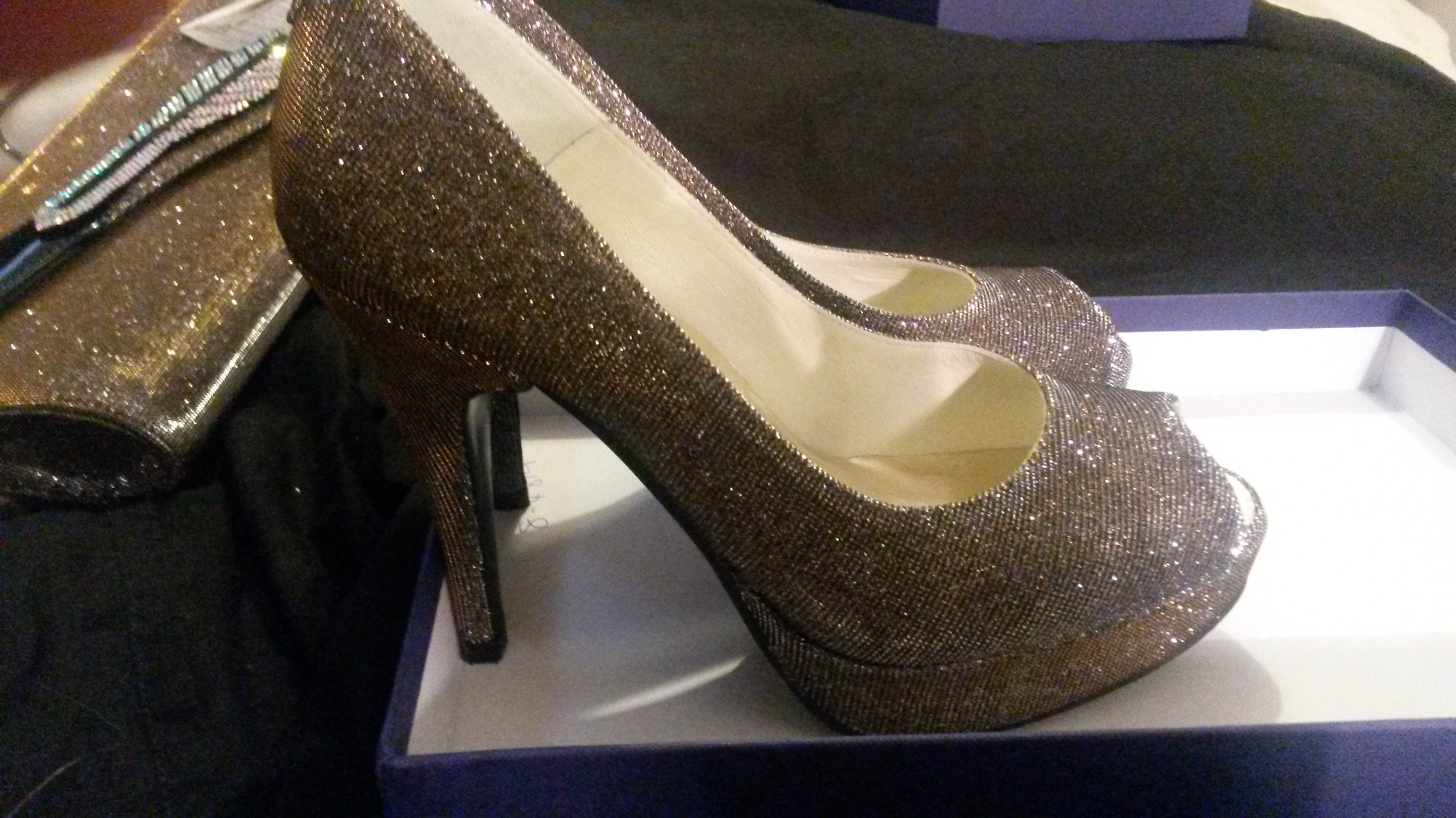 russell and bromley glitter shoes