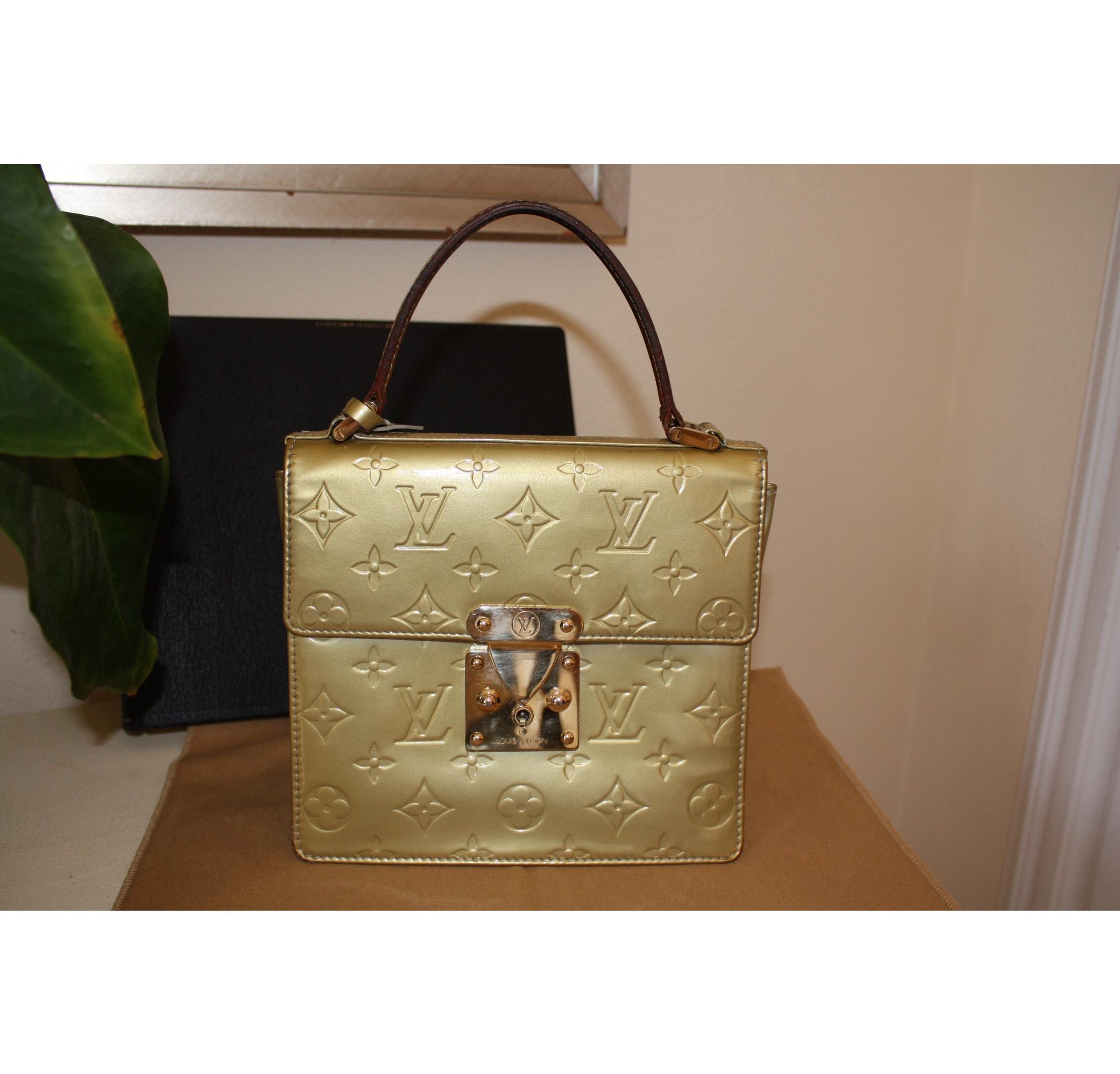 louis vuitton gold handbag