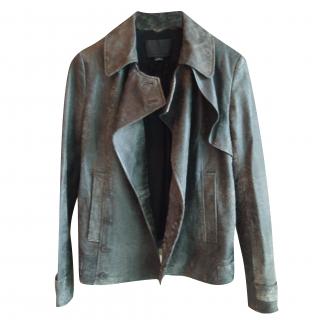 Rick Owens Leather Jacket | HEWI London