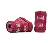 burgundy uggs with bows