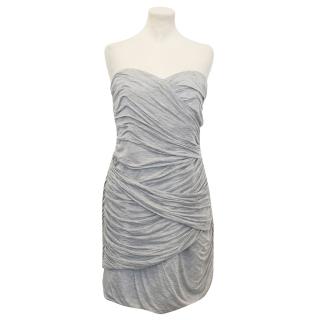 Camila and Marc Grey Strapless dress