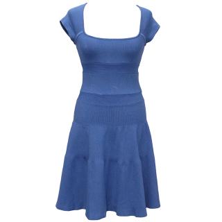 Issa Blue Ribbed Dress