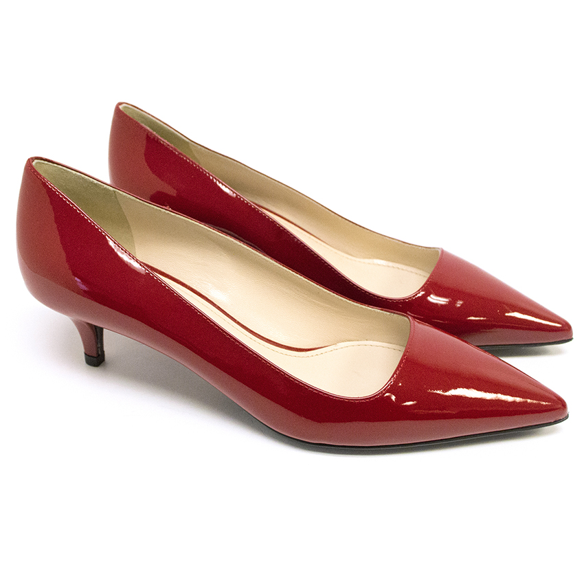 prada red patent leather shoes