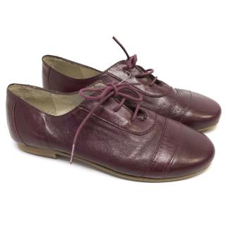  Marie Chantel Children's Red Leather Shoes
