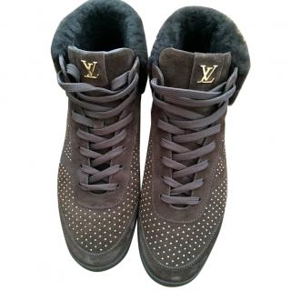 Louis Vuitton Fur Sneakers Size 38 | HEWI