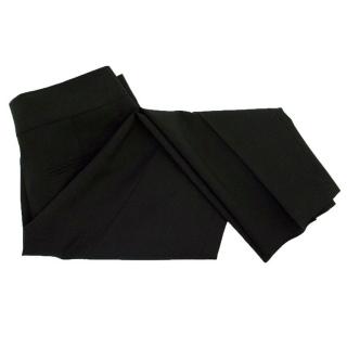 John Richmond black pleated trousers