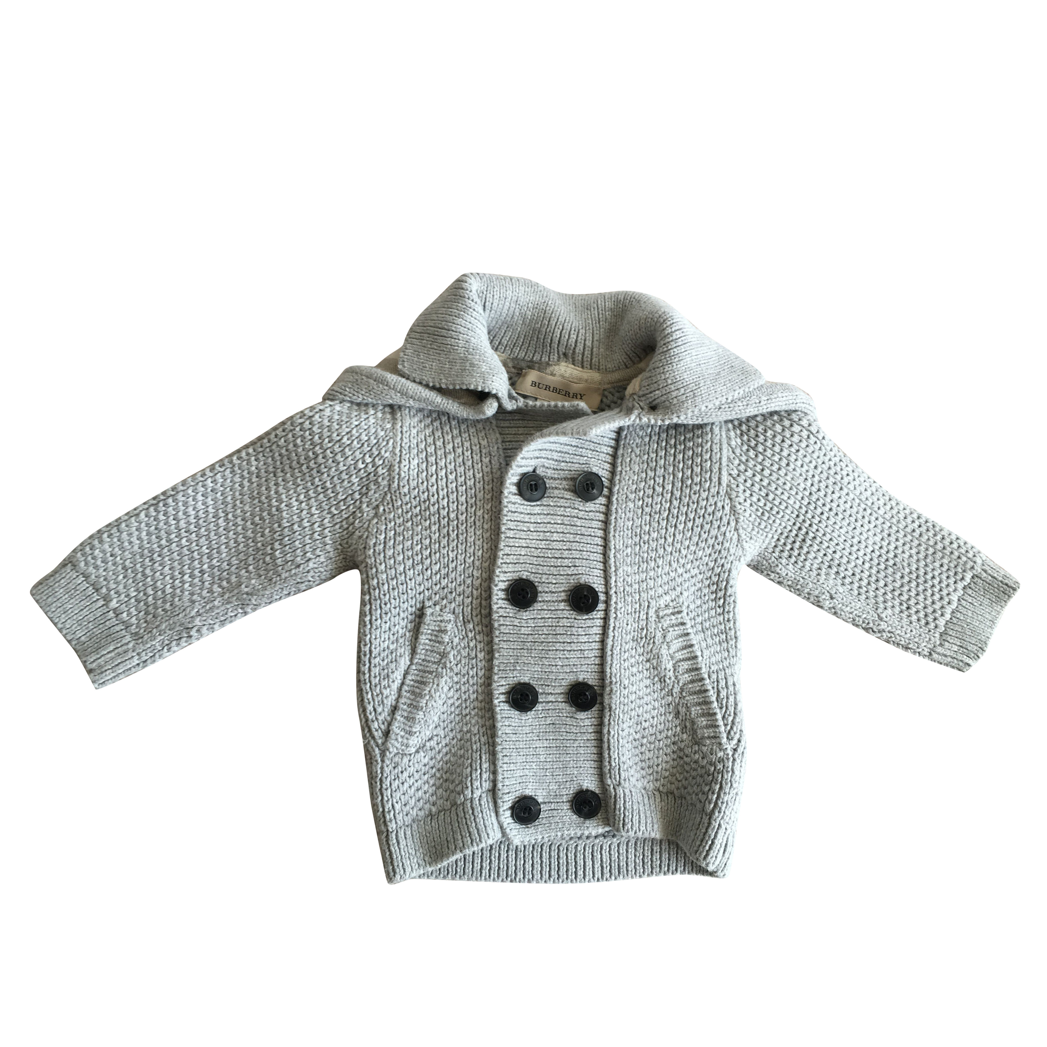 burberry hoodie kids grey