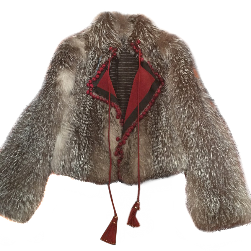 gucci fox fur coat