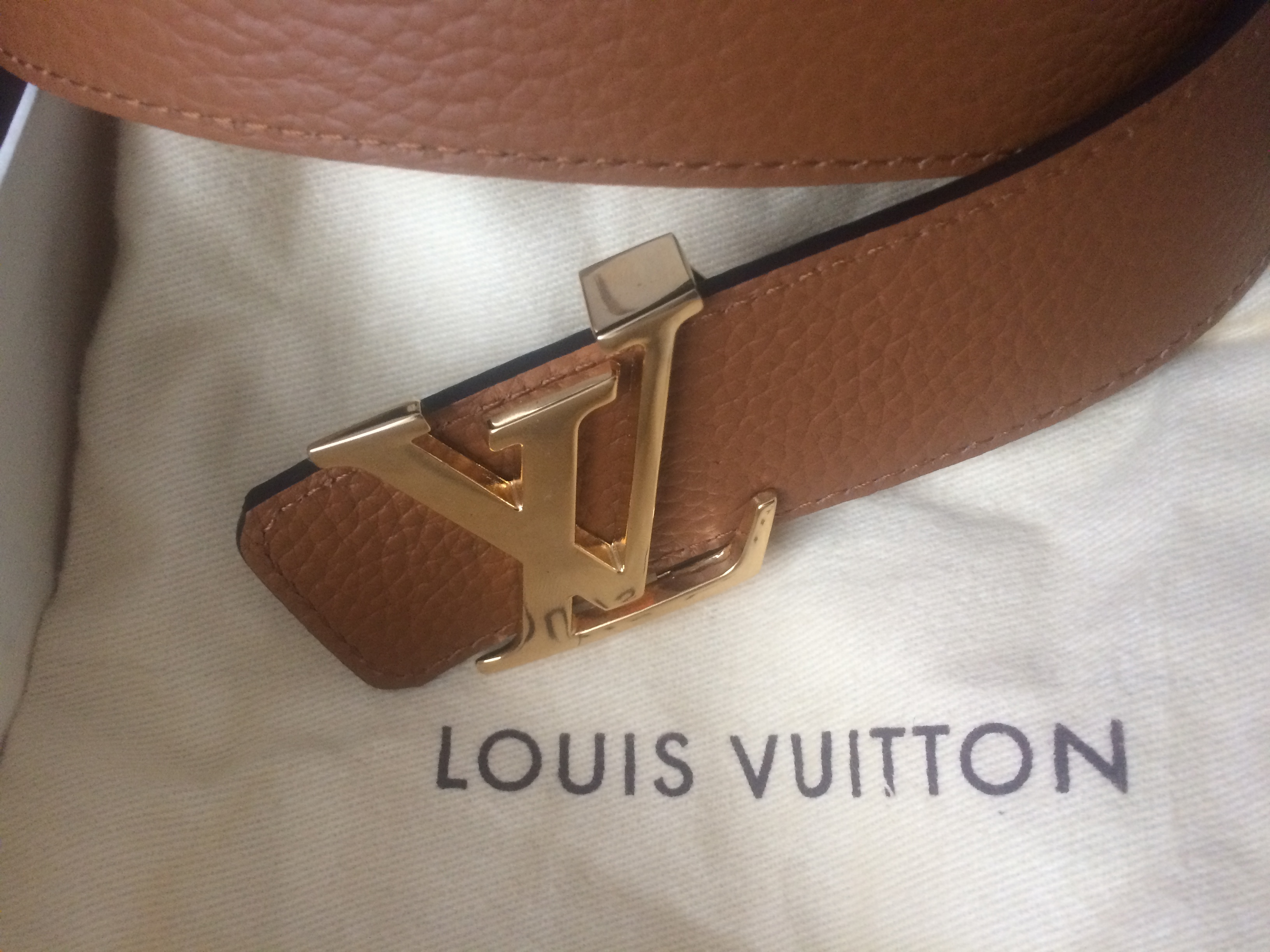 Louis Vuitton Taurillon Leather Belt | HEWI