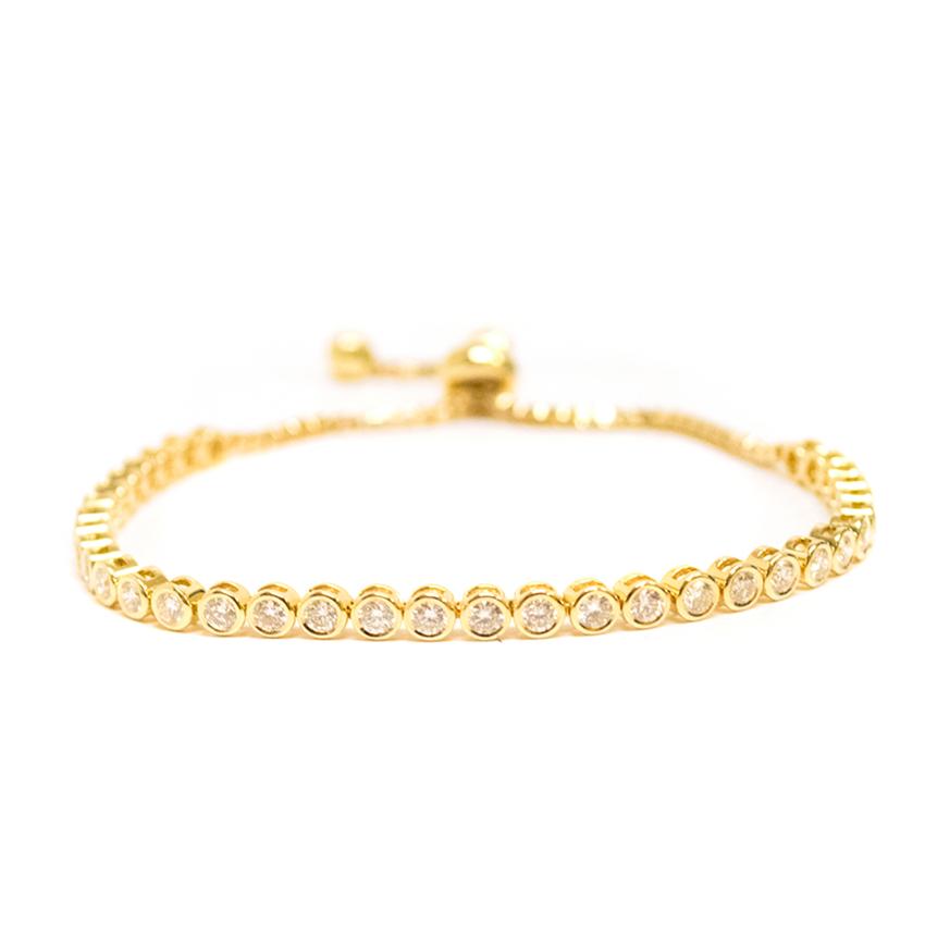 Bespoke Yellow Gold Diamond Bracelet | HEWI