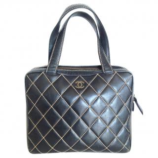 Chanel Black Quilted Handbag