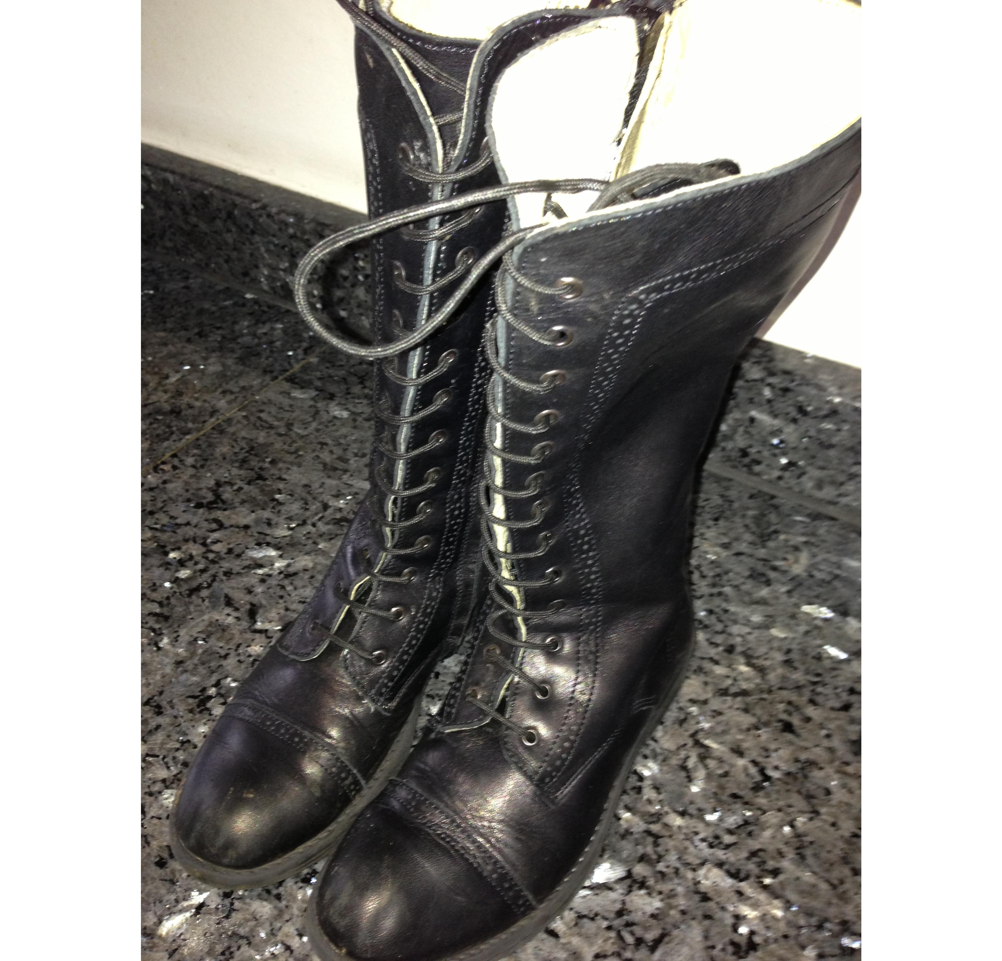 size 2 lace up boots