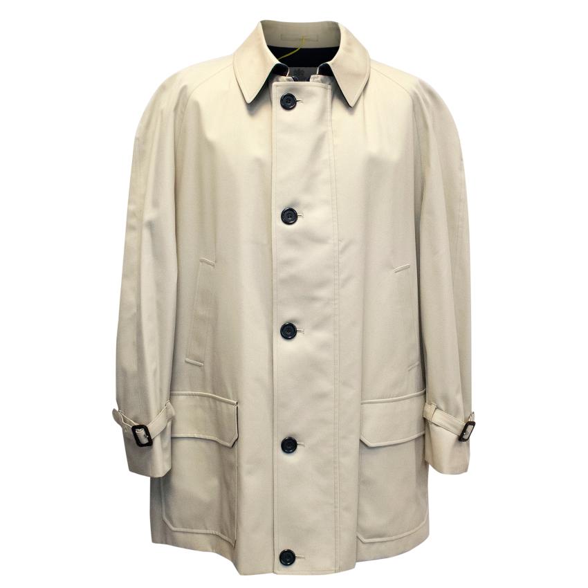 Aquascutum Mens Tan Trench Coat | HEWI