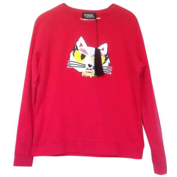 karl lagerfeld cat sweater