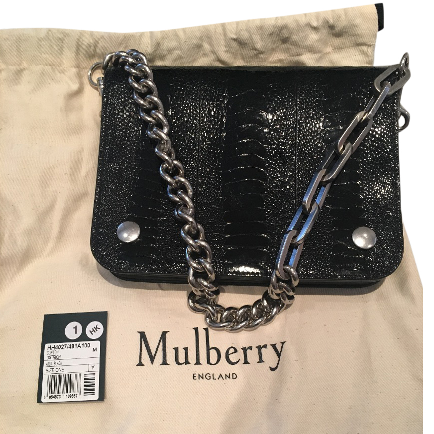 mulberry clifton chain purse