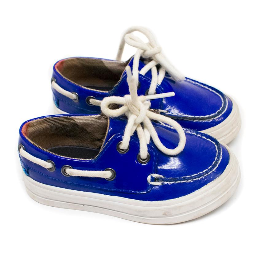burberry shoes kids blue