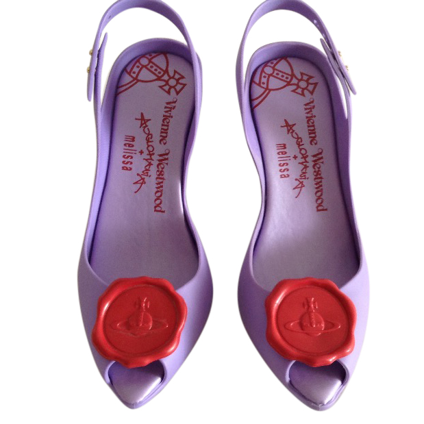 red vivienne westwood melissa shoes