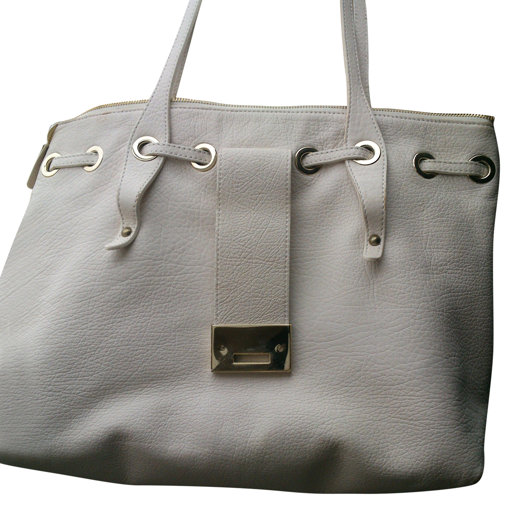 jimmy choo white tote