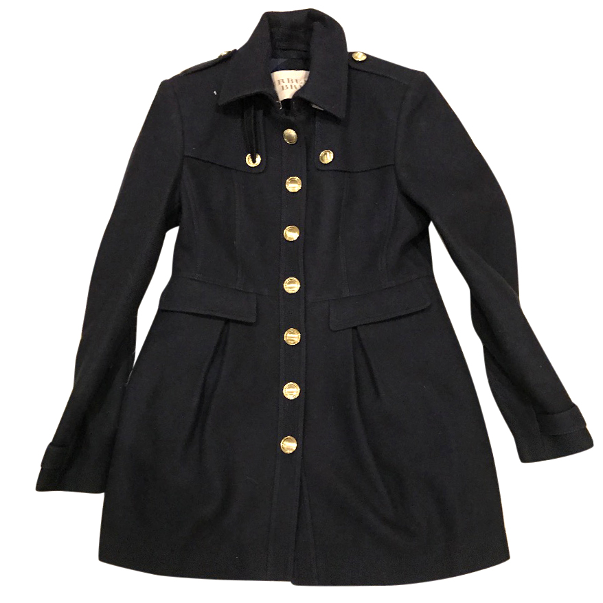 burberry brit coat wool